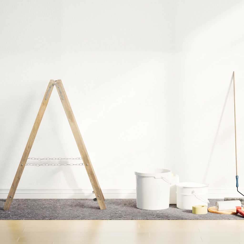 vidaXL Lână anti-alunecare pentru vopsitor 10 m 220 g/m² gri