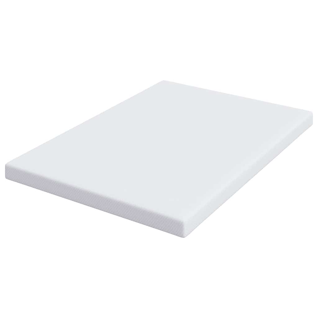 vidaXL Suport pentru saltea Alb 70 x 200 x 3.5 cm Material jacquard
