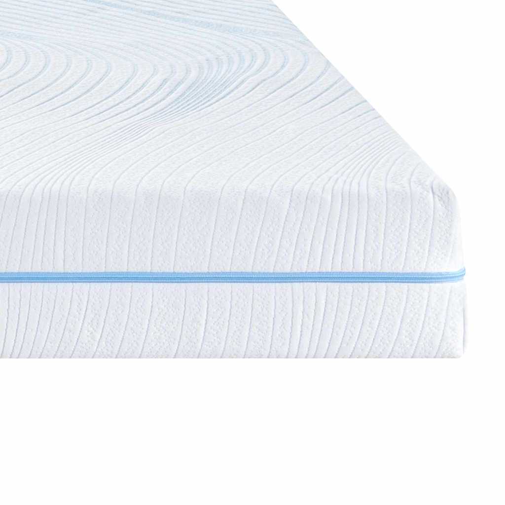 vidaXL Saltele Alb 90 x 190 cm Țesătură jacquard din poliester 100% vidaXL Saltele Alb 90 x 190 cm Țesătură jacquard din poliester 100%