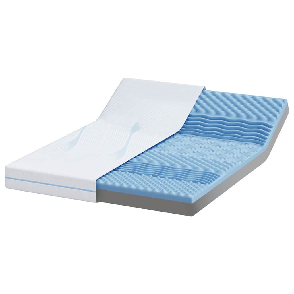 vidaXL Saltele Alb 140 x 190 cm Țesătură jacquard din poliester 100% vidaXL Saltele Alb 140 x 190 cm Țesătură jacquard din poliester 100%