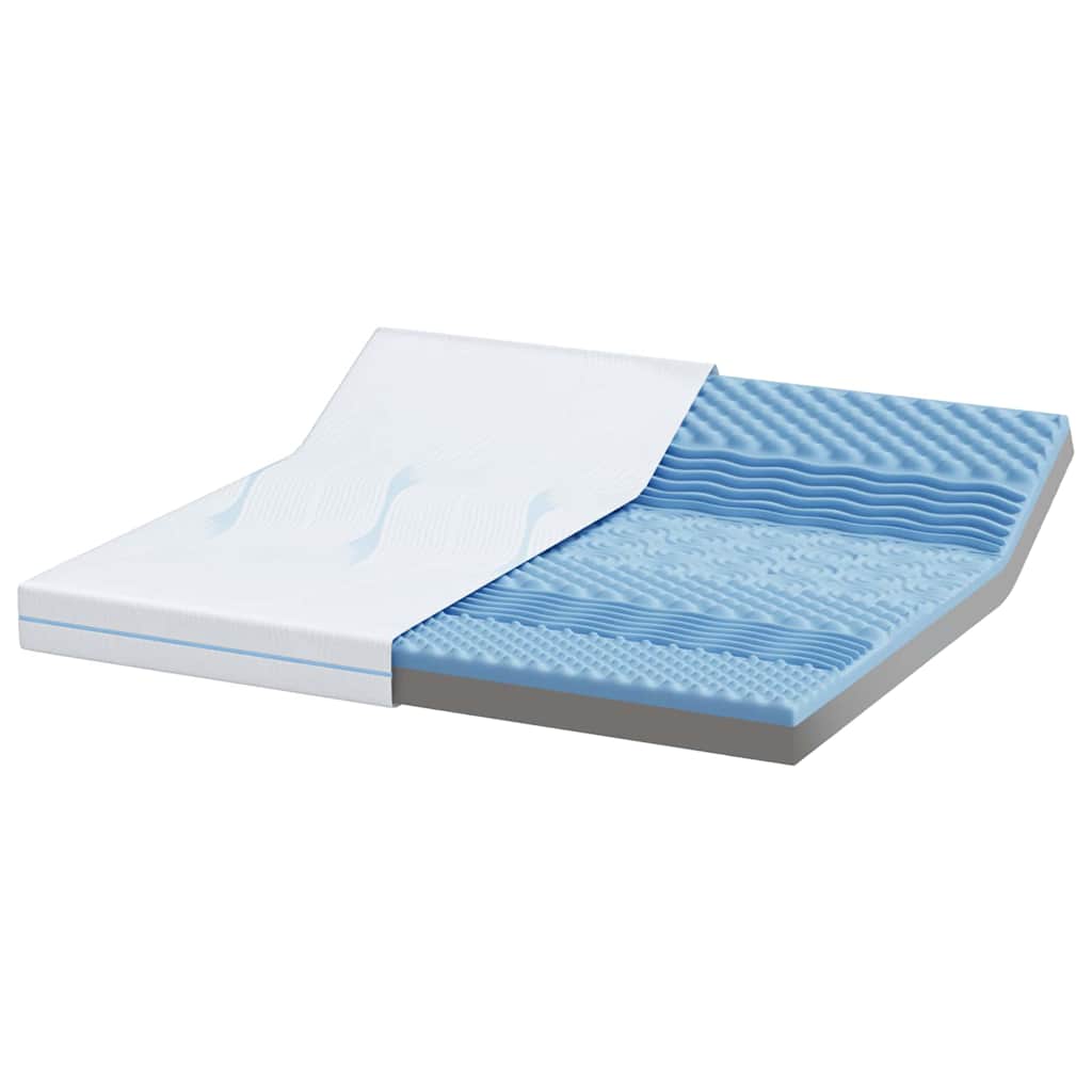 vidaXL Saltele Alb 180 x 200 cm Țesătură jacquard din poliester 100% vidaXL Saltele Alb 180 x 200 cm Țesătură jacquard din poliester 100%