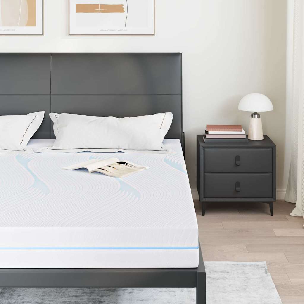 vidaXL Saltele Alb 200 x 200 cm Țesătură jacquard din poliester 100% vidaXL Saltele Alb 200 x 200 cm Țesătură jacquard din poliester 100%