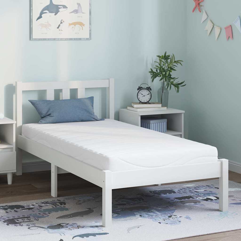 vidaXL Saltele Alb 80 x 160 cm Țesătură din 100% poliester vidaXL Saltele Alb 80 x 160 cm Țesătură din 100% poliester