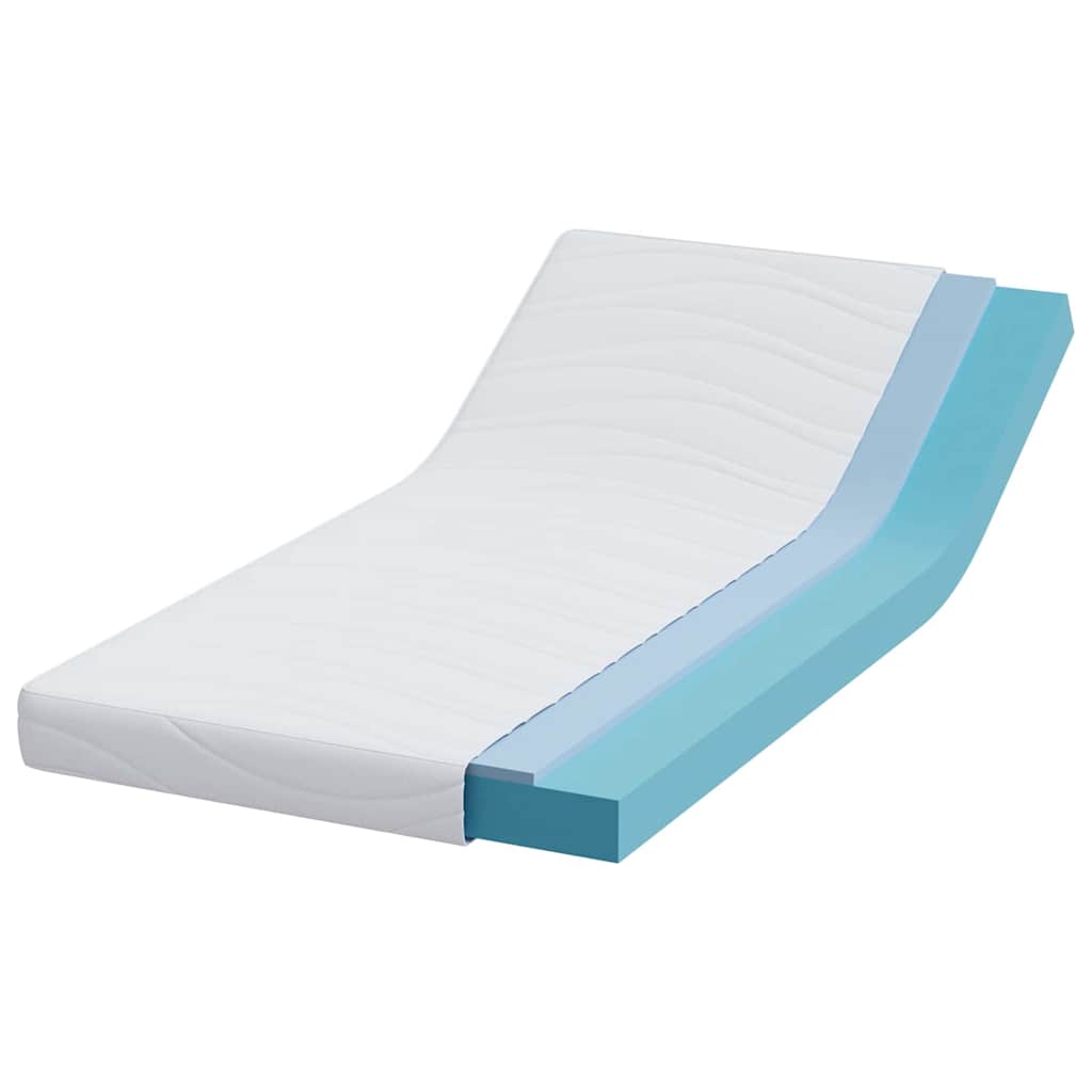 vidaXL Saltele Alb 90 x 190 cm Țesătură din 100% poliester vidaXL Saltele Alb 90 x 190 cm Țesătură din 100% poliester