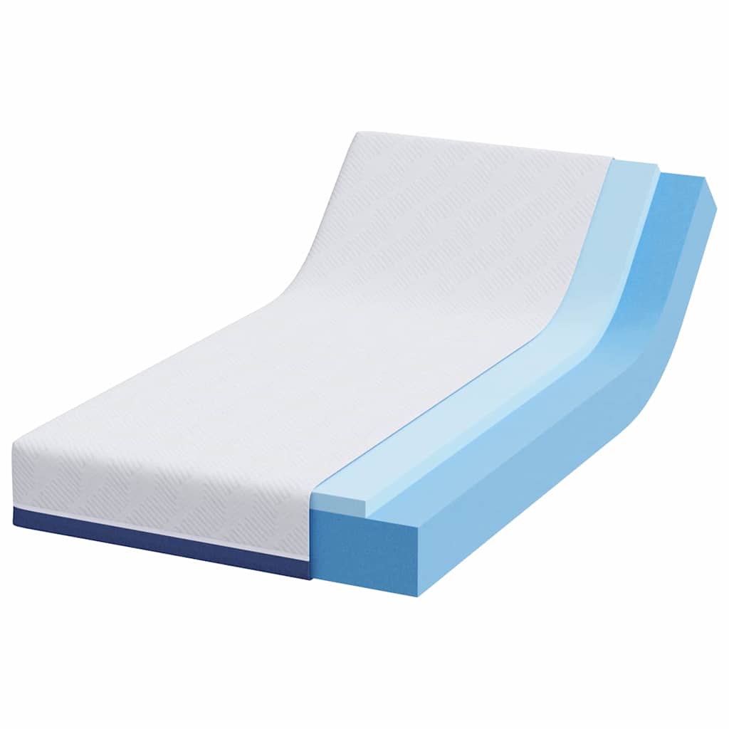 vidaXL Saltele Alb, albastru 100 x 200 cm