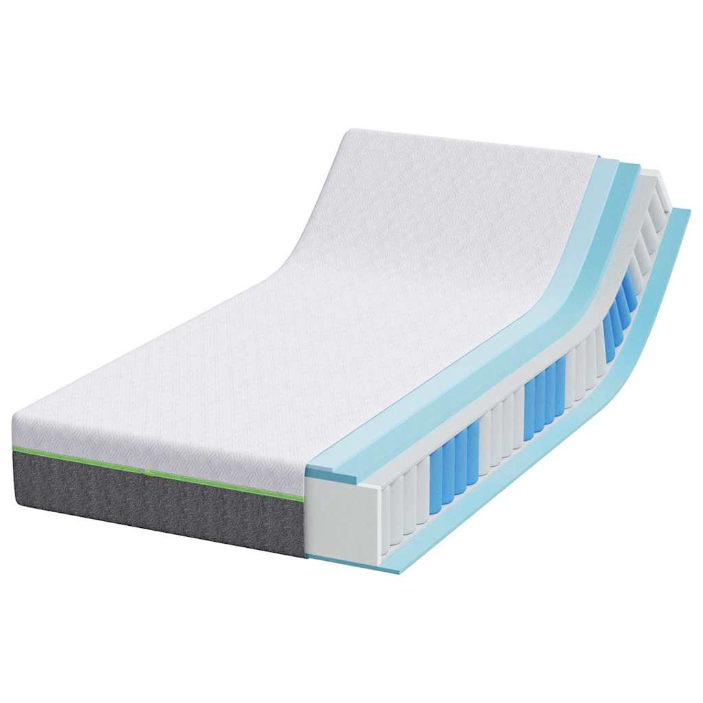 vidaXL Saltele Alb, Gri 90 x 200 cm vidaXL Saltele Alb, Gri 90 x 200 cm