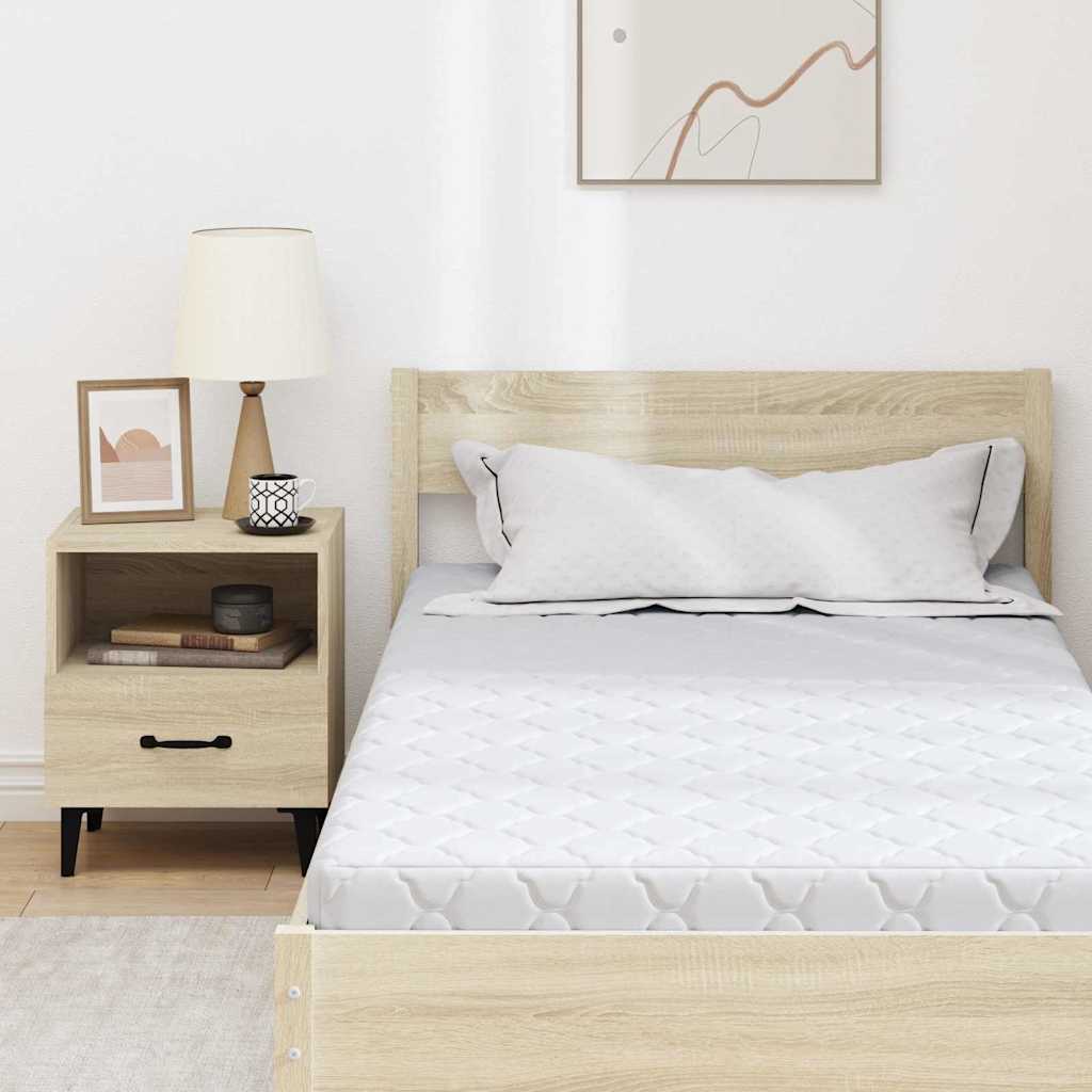vidaXL Saltele Alb 200 x 90 cm Țesătură din 100% poliester vidaXL Saltele Alb 200 x 90 cm Țesătură din 100% poliester