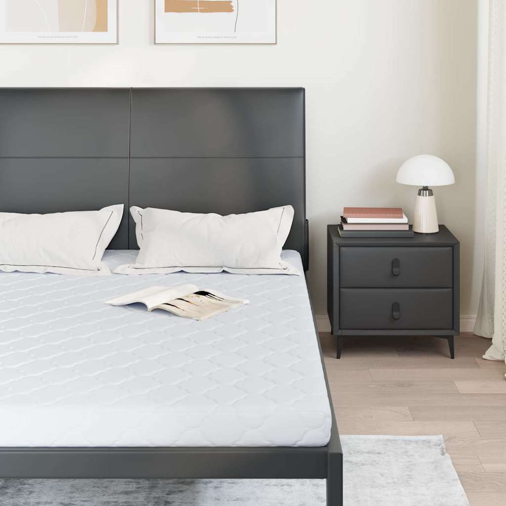 vidaXL Saltele Alb 200 x 140 cm Țesătură din 100% poliester vidaXL Saltele Alb 200 x 140 cm Țesătură din 100% poliester