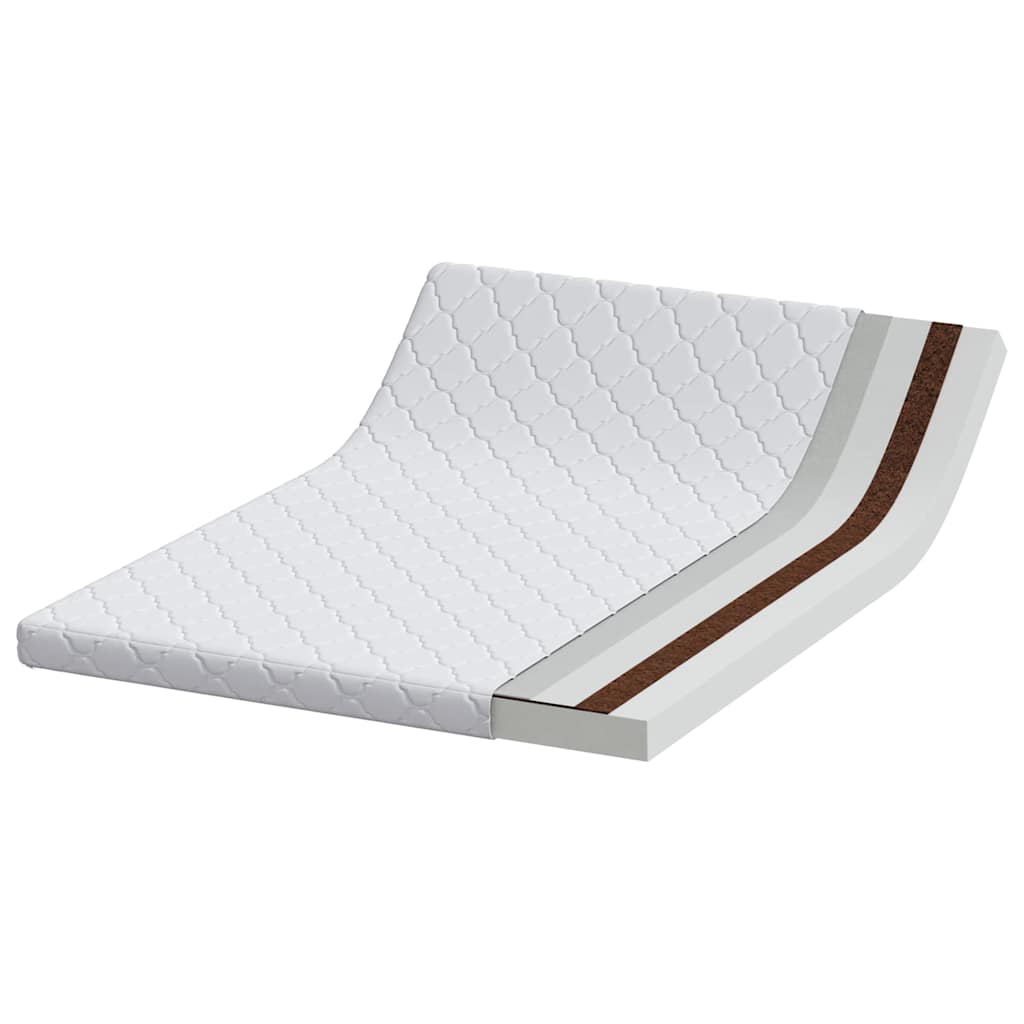 vidaXL Saltele Alb 200 x 140 cm Țesătură din 100% poliester vidaXL Saltele Alb 200 x 140 cm Țesătură din 100% poliester
