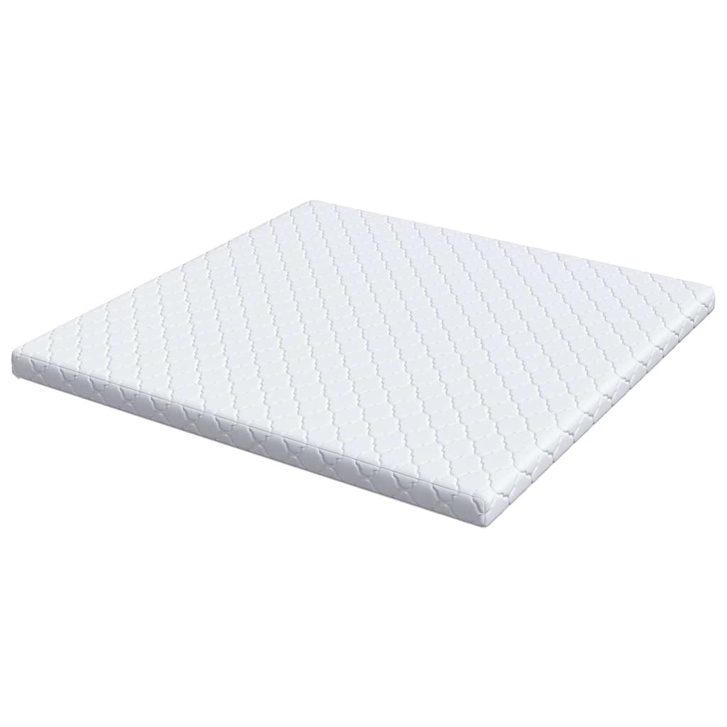 vidaXL Saltele Alb 200 x 180 cm Țesătură din 100% poliester vidaXL Saltele Alb 200 x 180 cm Țesătură din 100% poliester