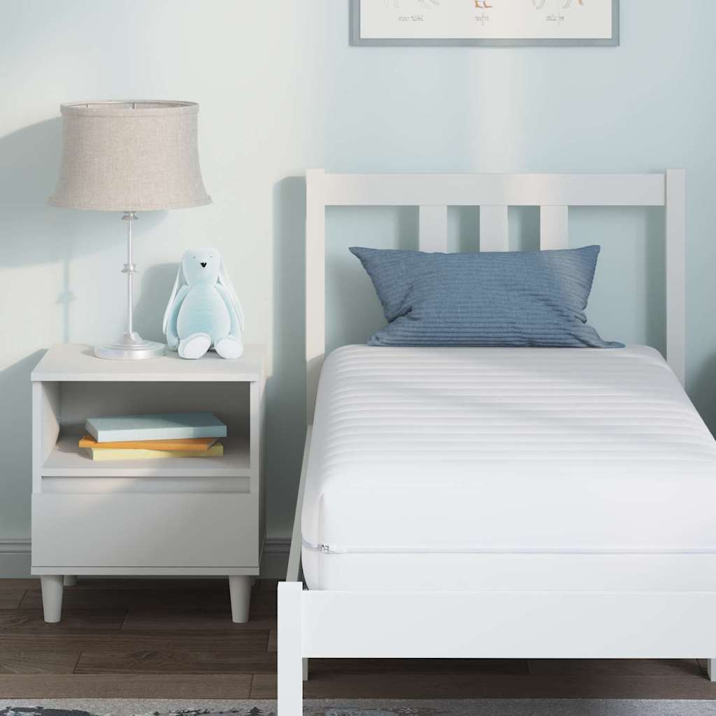 vidaXL Saltele Alb 70 x 140 cm Țesătură din 100% poliester vidaXL Saltele Alb 70 x 140 cm Țesătură din 100% poliester