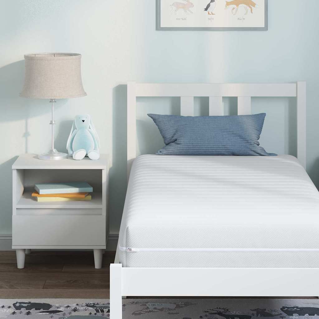vidaXL Saltele Alb 80 x 160 cm Țesătură din 100% poliester vidaXL Saltele Alb 80 x 160 cm Țesătură din 100% poliester