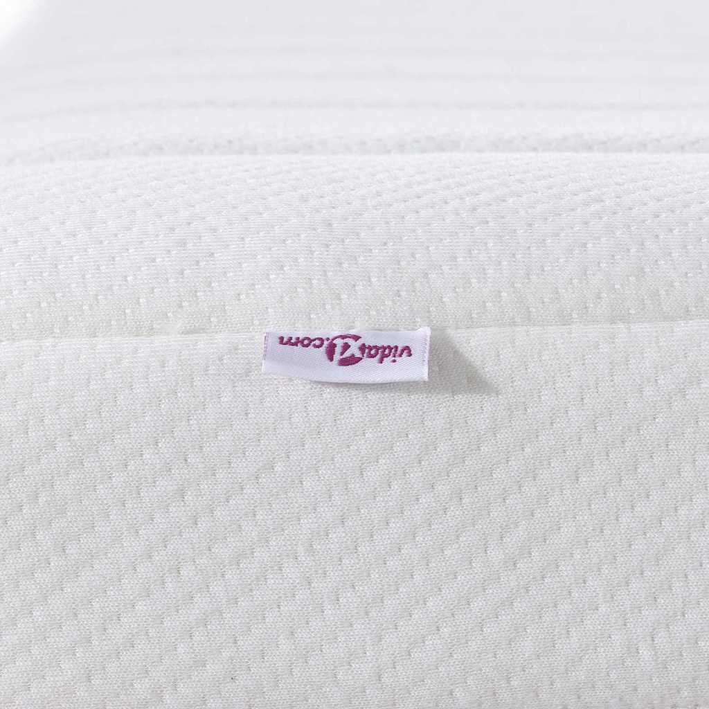 vidaXL Saltele Alb 120 x 200 cm Țesătură din 100% poliester vidaXL Saltele Alb 120 x 200 cm Țesătură din 100% poliester