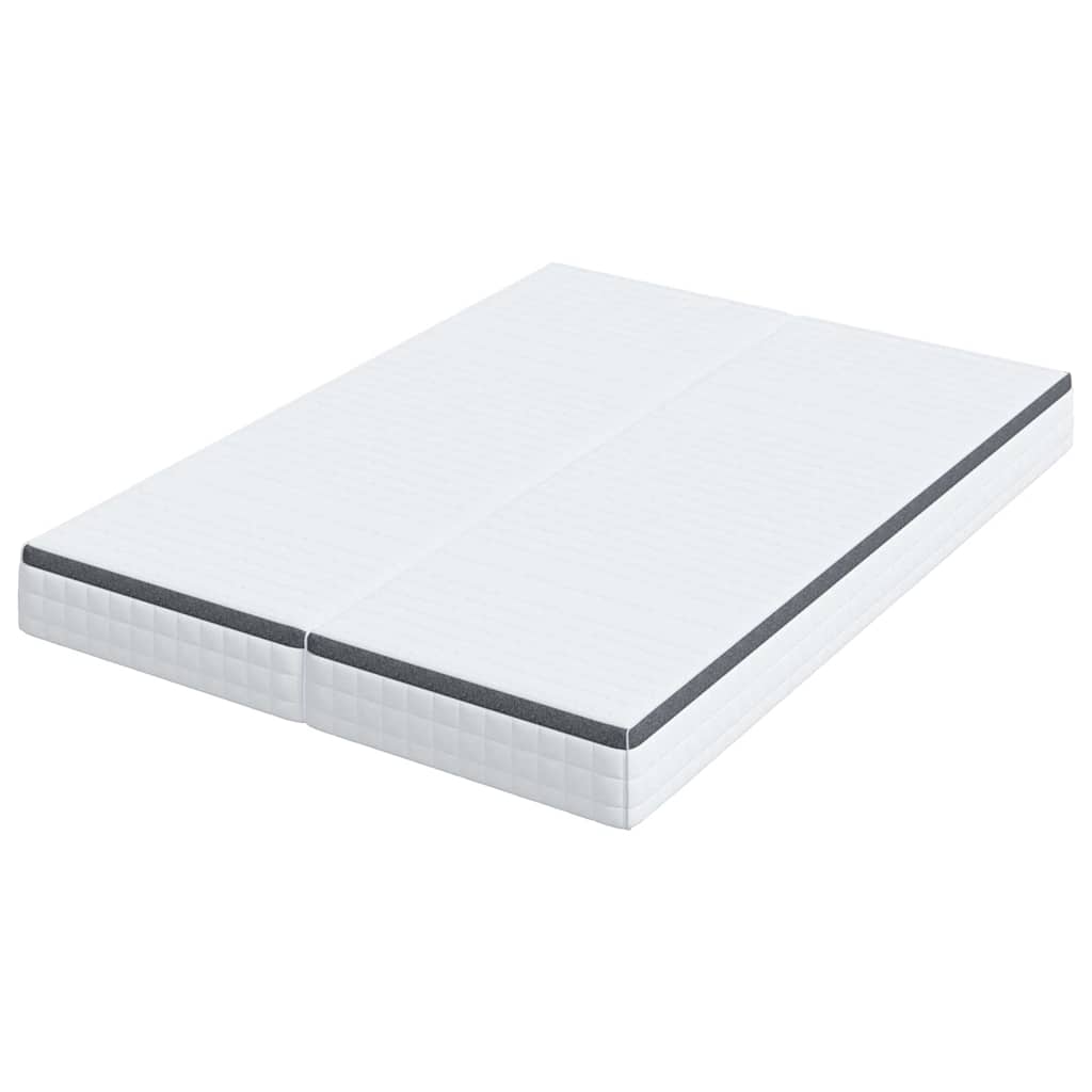 vidaXL Saltele 2 pcs Alb, Gri 70 x 190 cm Țesătură tricotată vidaXL Saltele 2 pcs Alb, Gri 70 x 190 cm Țesătură tricotată