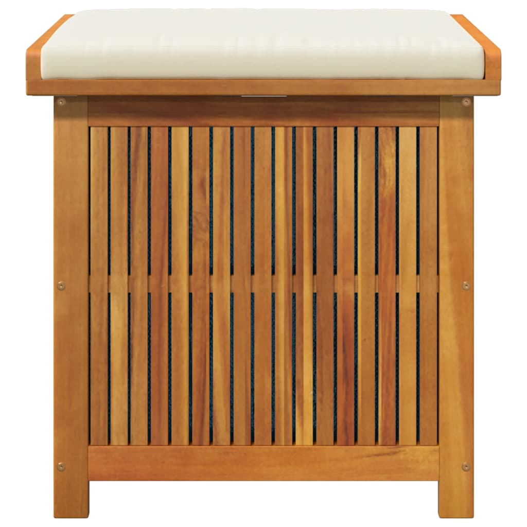 vidaXL Cutie de perne de exterior 60x50x61 cm din lemn masiv de salcâm vidaXL Cutie de perne de exterior 60x50x61 cm din lemn masiv de salcâm