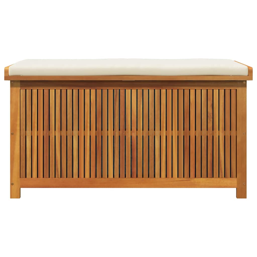 vidaXL Cutie de perne de exterior 113x50x60,5 cm lemn masiv de salcâm vidaXL Cutie de perne de exterior 113x50x60,5 cm lemn masiv de salcâm
