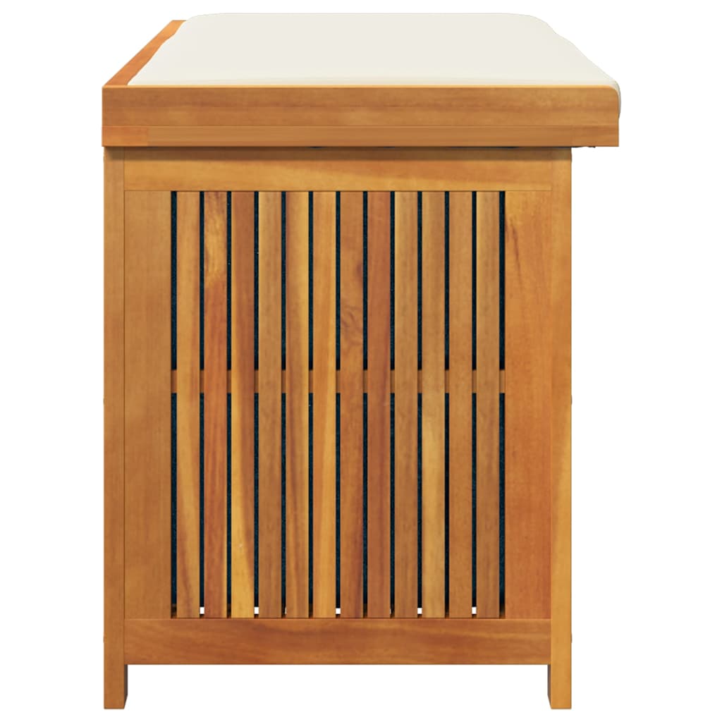 vidaXL Cutie de perne de exterior 113x50x60,5 cm lemn masiv de salcâm vidaXL Cutie de perne de exterior 113x50x60,5 cm lemn masiv de salcâm