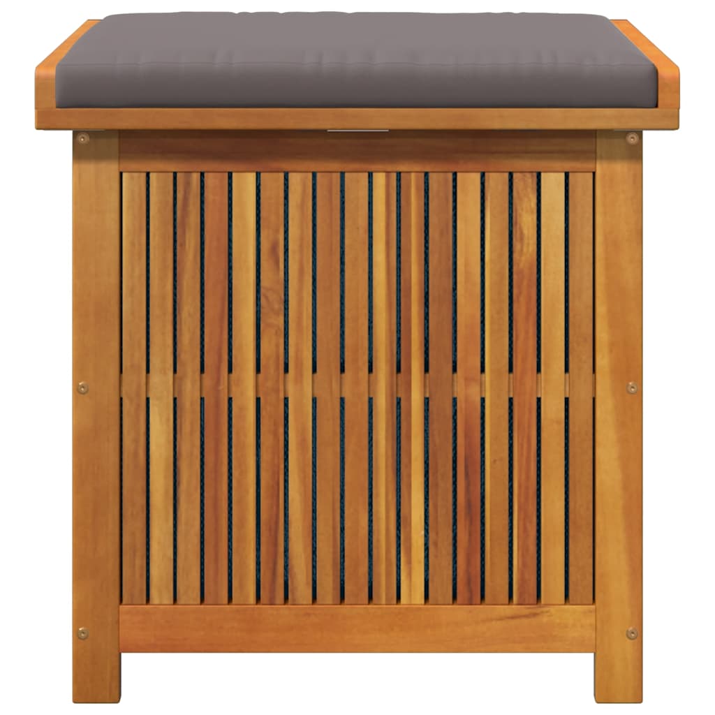 vidaXL Cutie de perne de exterior 60x50x61 cm din lemn masiv de salcâm vidaXL Cutie de perne de exterior 60x50x61 cm din lemn masiv de salcâm