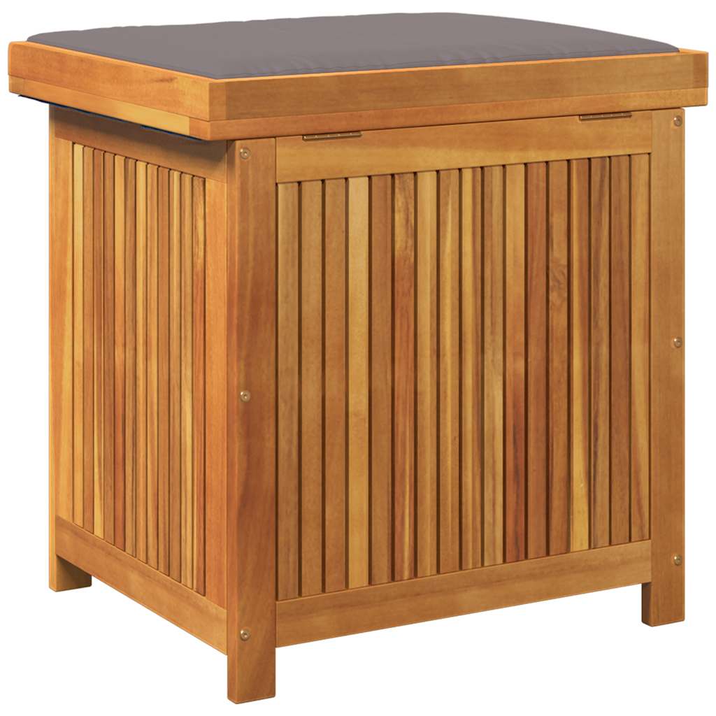 vidaXL Cutie de perne de exterior 60x50x61 cm din lemn masiv de salcâm vidaXL Cutie de perne de exterior 60x50x61 cm din lemn masiv de salcâm