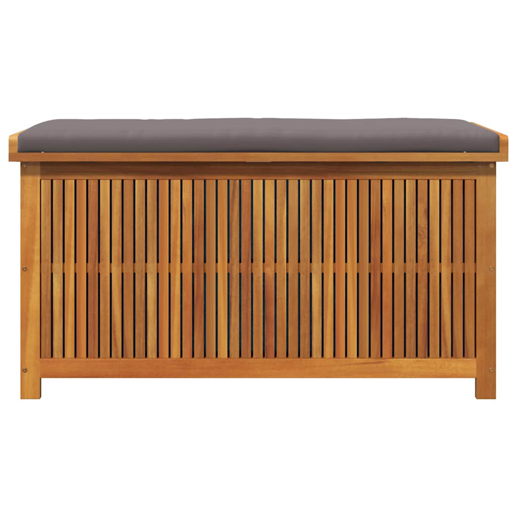 vidaXL Cutie de perne de exterior 113x50x60,5 cm lemn masiv de salcâm vidaXL Cutie de perne de exterior 113x50x60,5 cm lemn masiv de salcâm