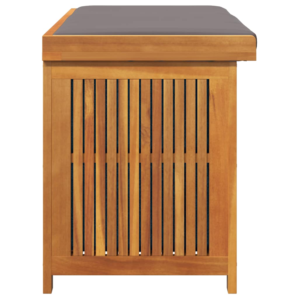 vidaXL Cutie de perne de exterior 113x50x60,5 cm lemn masiv de salcâm vidaXL Cutie de perne de exterior 113x50x60,5 cm lemn masiv de salcâm