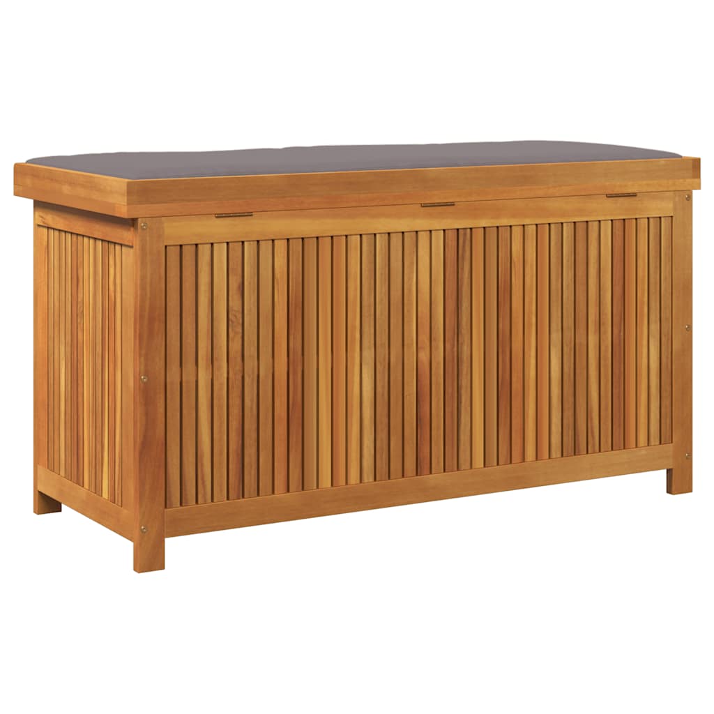 vidaXL Cutie de perne de exterior 113x50x60,5 cm lemn masiv de salcâm vidaXL Cutie de perne de exterior 113x50x60,5 cm lemn masiv de salcâm