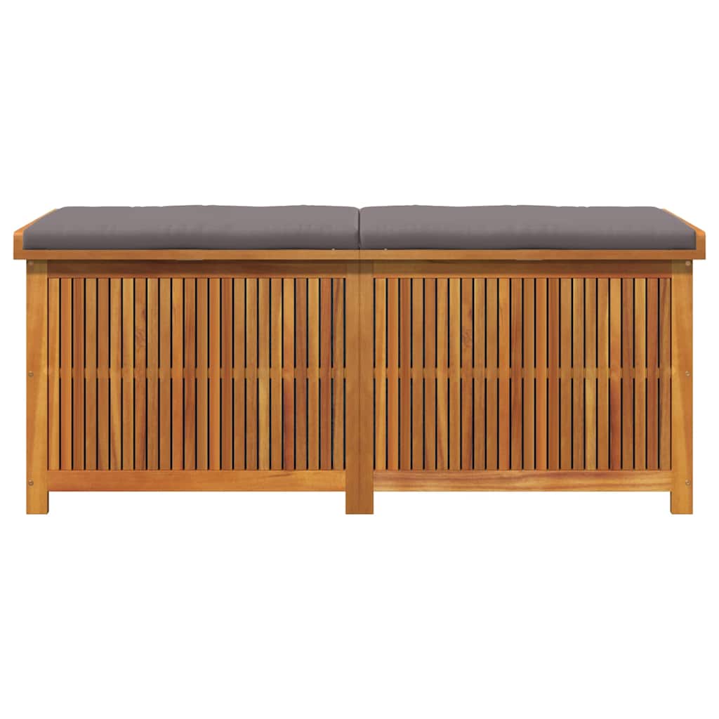 vidaXL Cutie de perne de exterior 150x50x60,5 cm lemn masiv de salcâm
