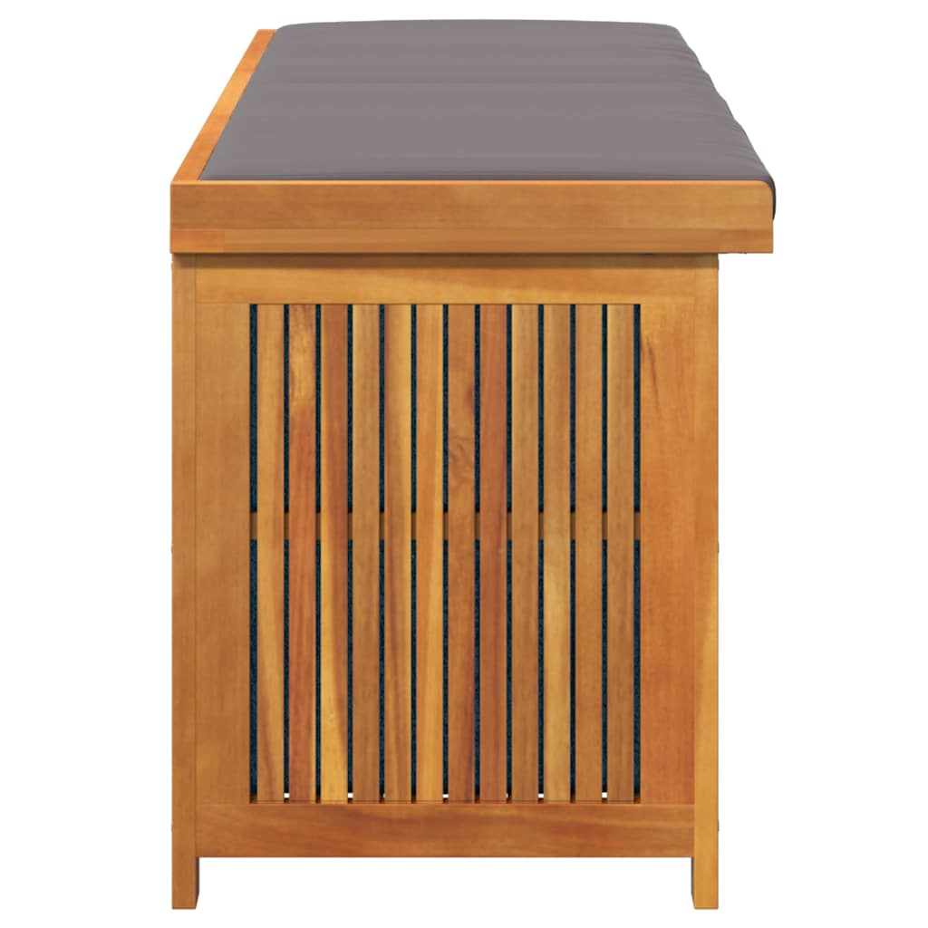 vidaXL Cutie de perne de exterior 150x50x60,5 cm lemn masiv de salcâm