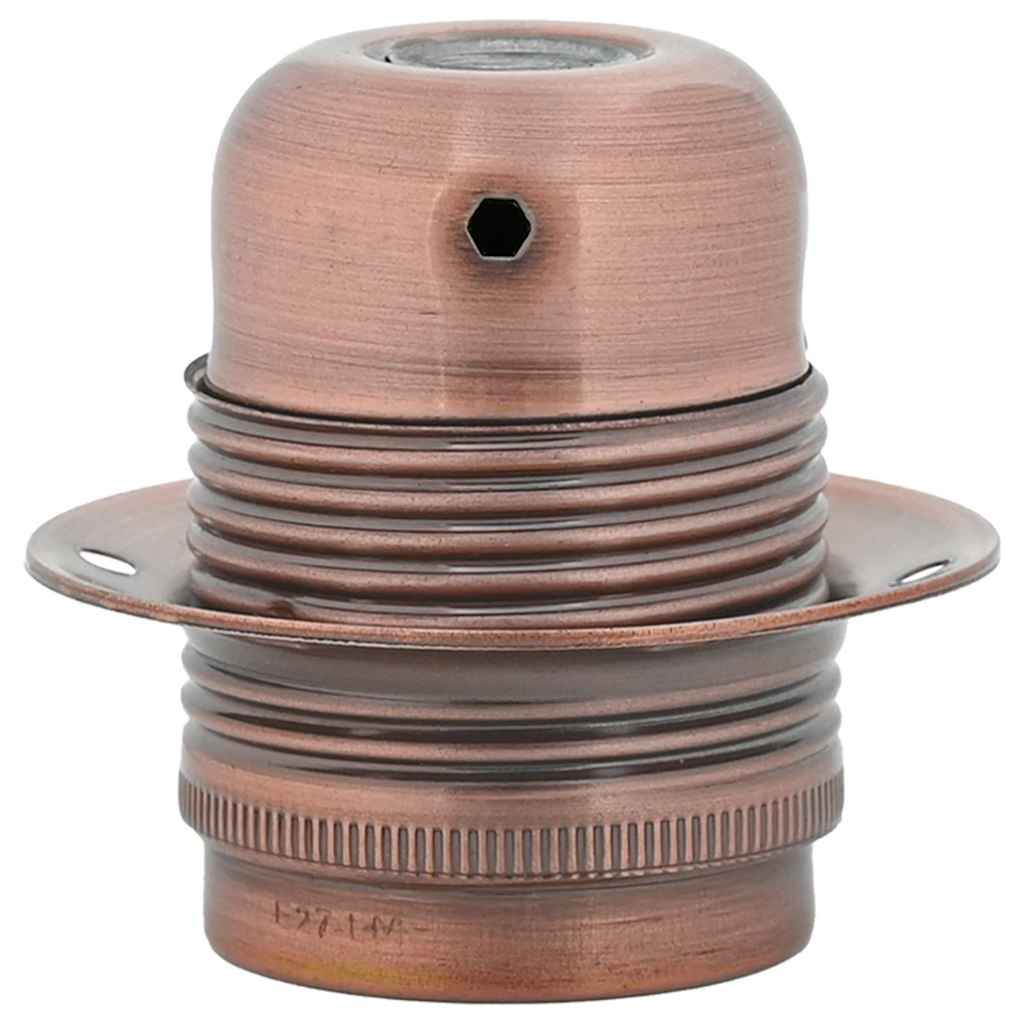 vidaXL Suporturi de lampă 2 buc Roșu Bronz E27 vidaXL Suporturi de lampă 2 buc Roșu Bronz E27