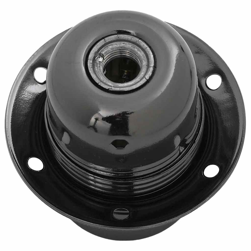 vidaXL Suporturi lămpi 2 buc Negru lucios E27 vidaXL Suporturi lămpi 2 buc Negru lucios E27