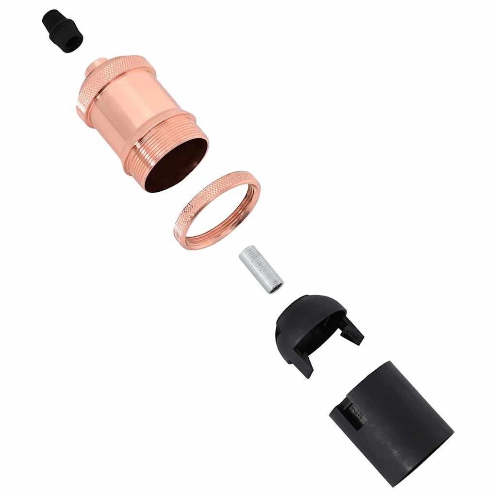 vidaXL Suporturi de lampă 2 buc Rose Gold E27 vidaXL Suporturi de lampă 2 buc Rose Gold E27