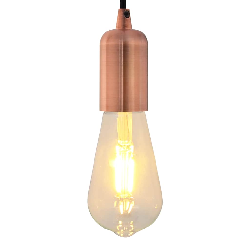 vidaXL Suporturi de lampă 2 buc Roșu Bronz E27 vidaXL Suporturi de lampă 2 buc Roșu Bronz E27