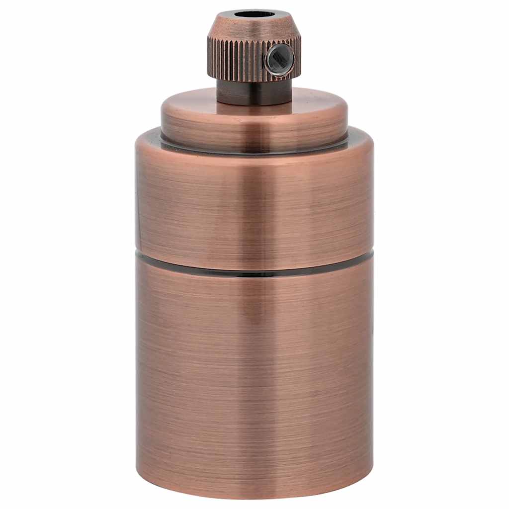 vidaXL Suporturi de lampă 2 buc Roșu Bronz E27 vidaXL Suporturi de lampă 2 buc Roșu Bronz E27