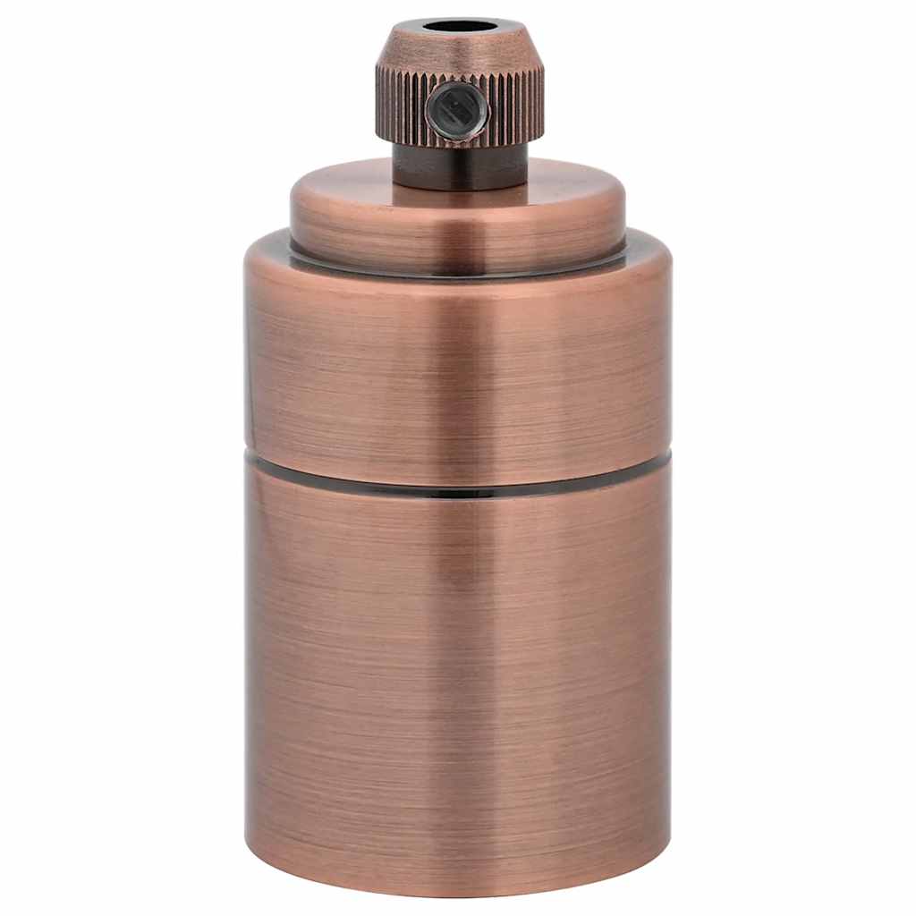 vidaXL Suporturi de lampă 2 buc Roșu Bronz E27 vidaXL Suporturi de lampă 2 buc Roșu Bronz E27