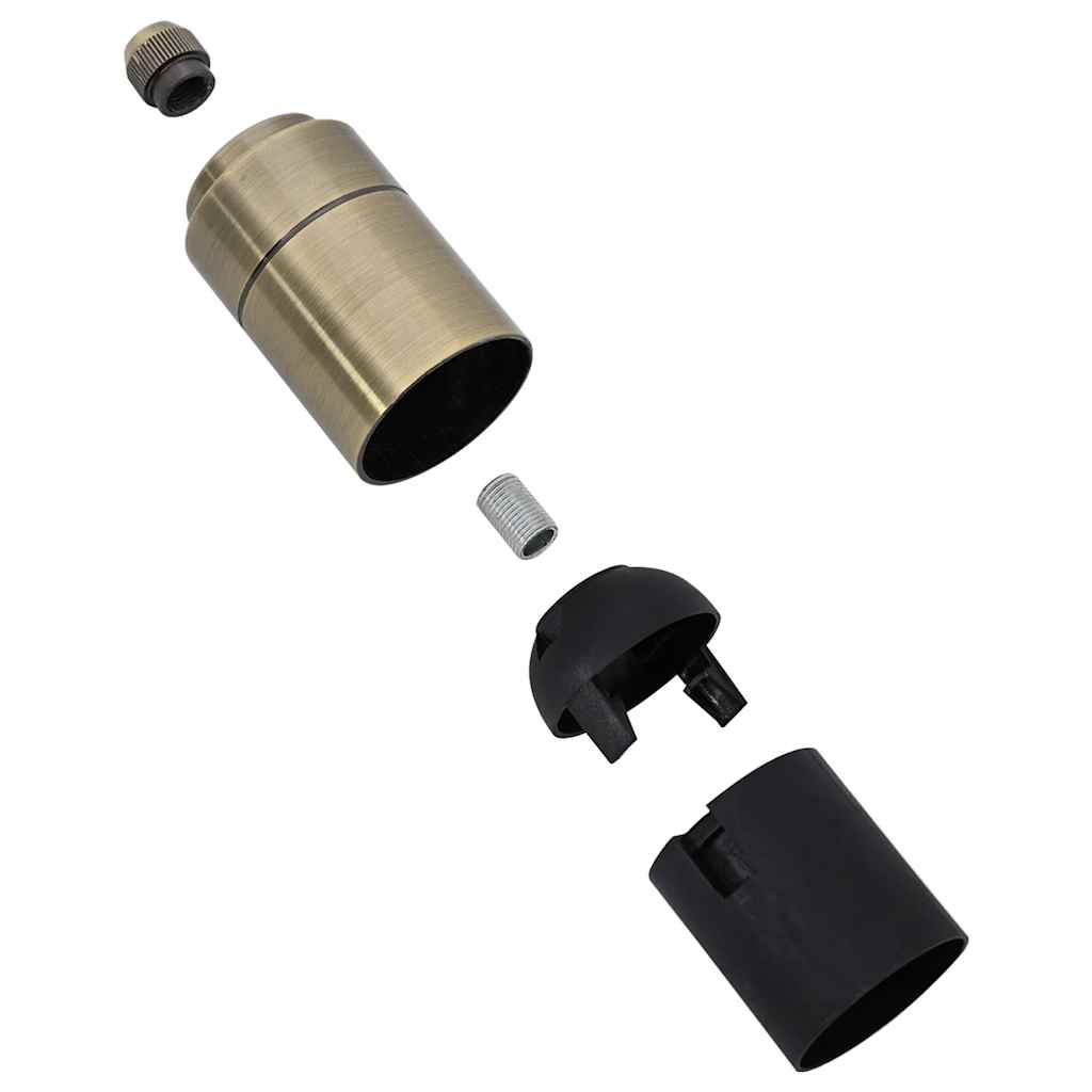 vidaXL Suporturi de lampă 2 buc Bronz E27 vidaXL Suporturi de lampă 2 buc Bronz E27