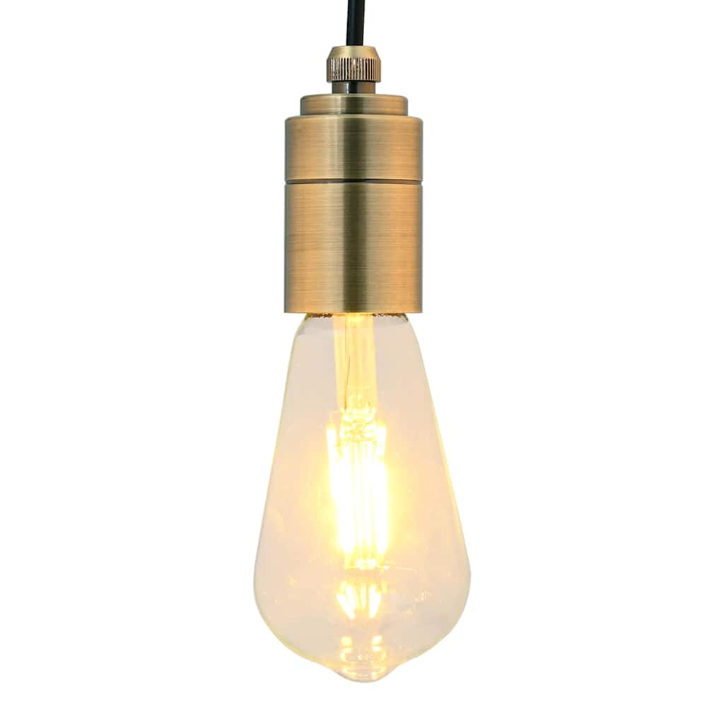 vidaXL Suporturi de lampă 2 buc Bronz E27 vidaXL Suporturi de lampă 2 buc Bronz E27