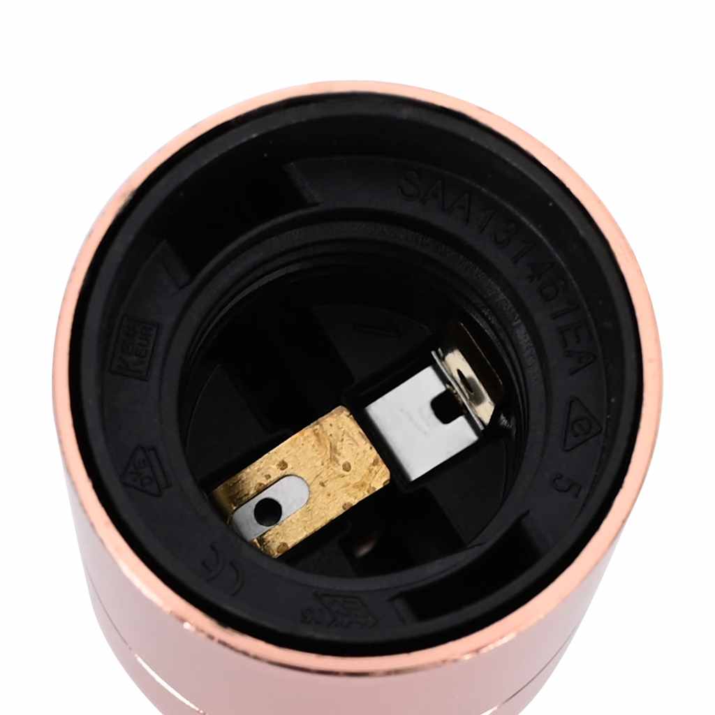 vidaXL Suporturi de lampă 2 buc Rose Gold E27 vidaXL Suporturi de lampă 2 buc Rose Gold E27