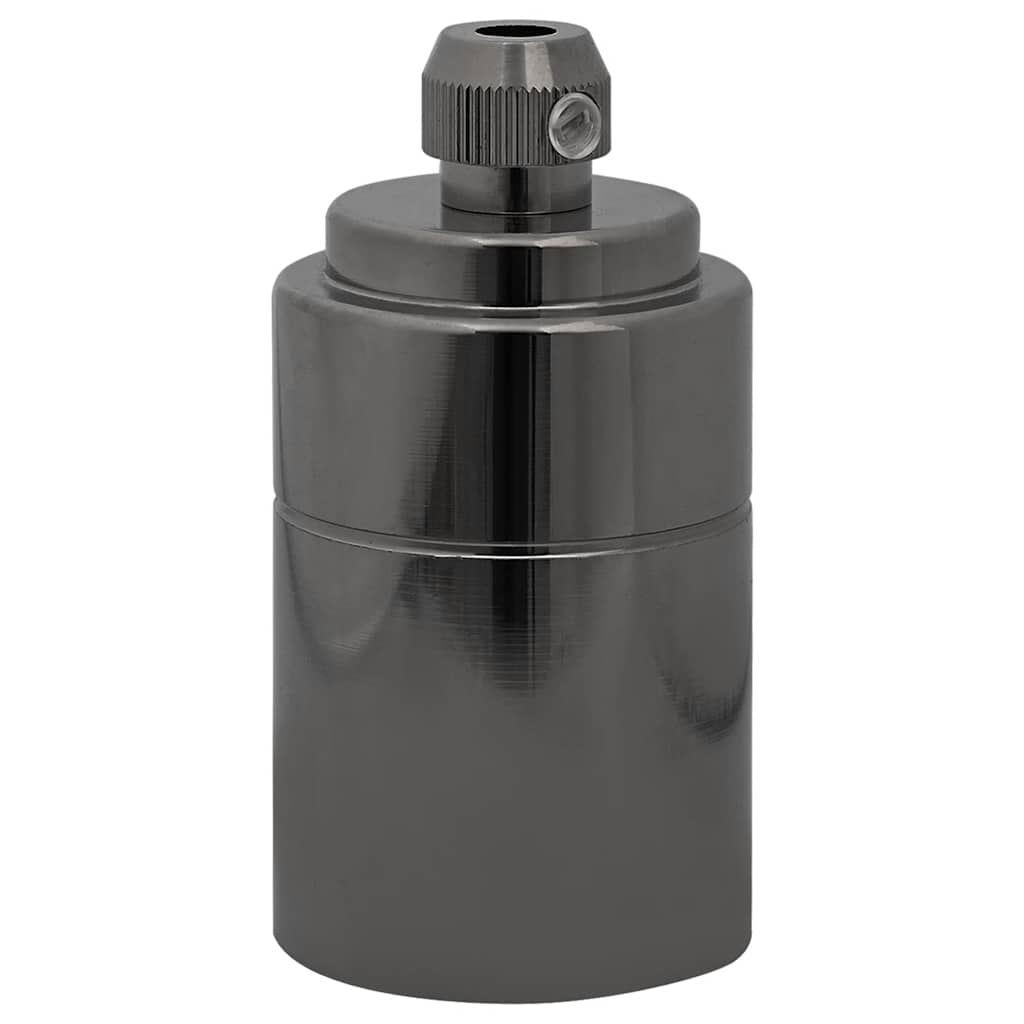 vidaXL Suporturi lămpi 2 buc Negru lucios E27 vidaXL Suporturi lămpi 2 buc Negru lucios E27
