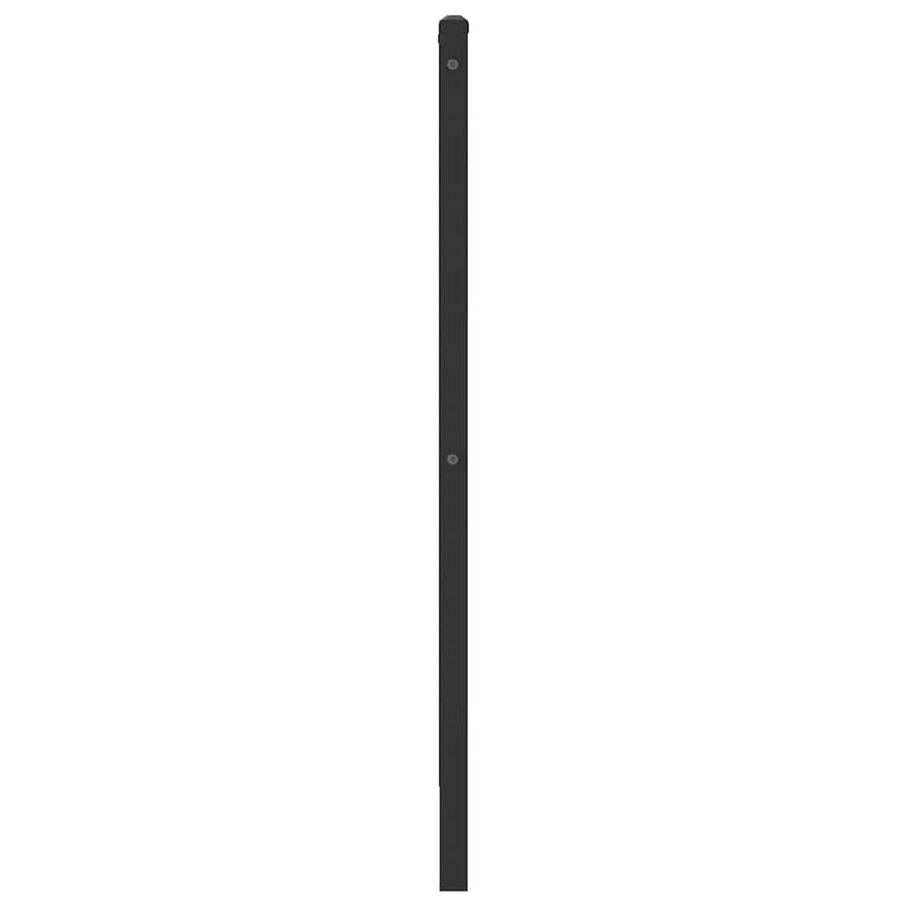 vidaXL Tăblie de pat din Stejar Sonoma 80 cm lemn și oțel