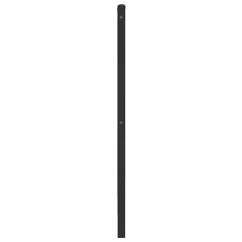 vidaXL Tăblie de pat din Stejar Sonoma 120 cm Lemn prelucrat și oțel