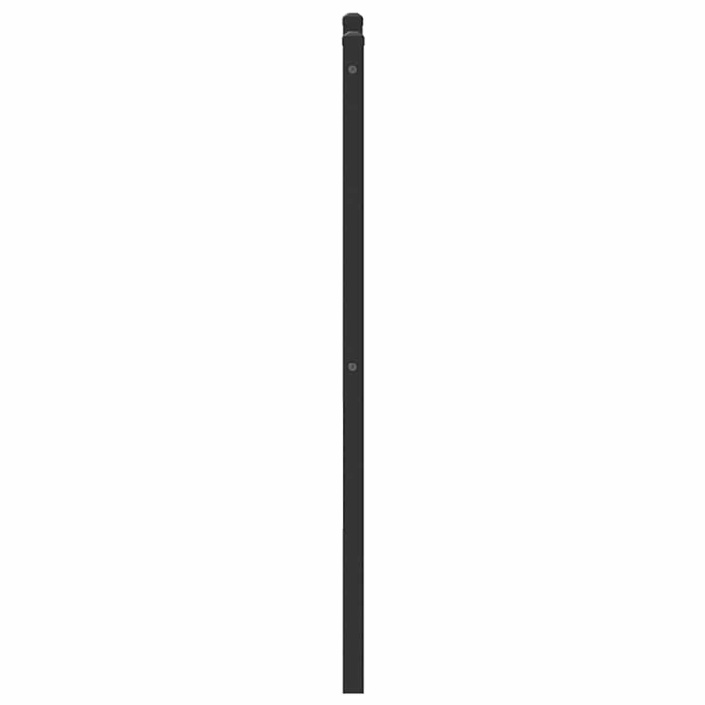 vidaXL Tăblie de pat, stejar maro, 90 cm, lemn prelucrat și oțel