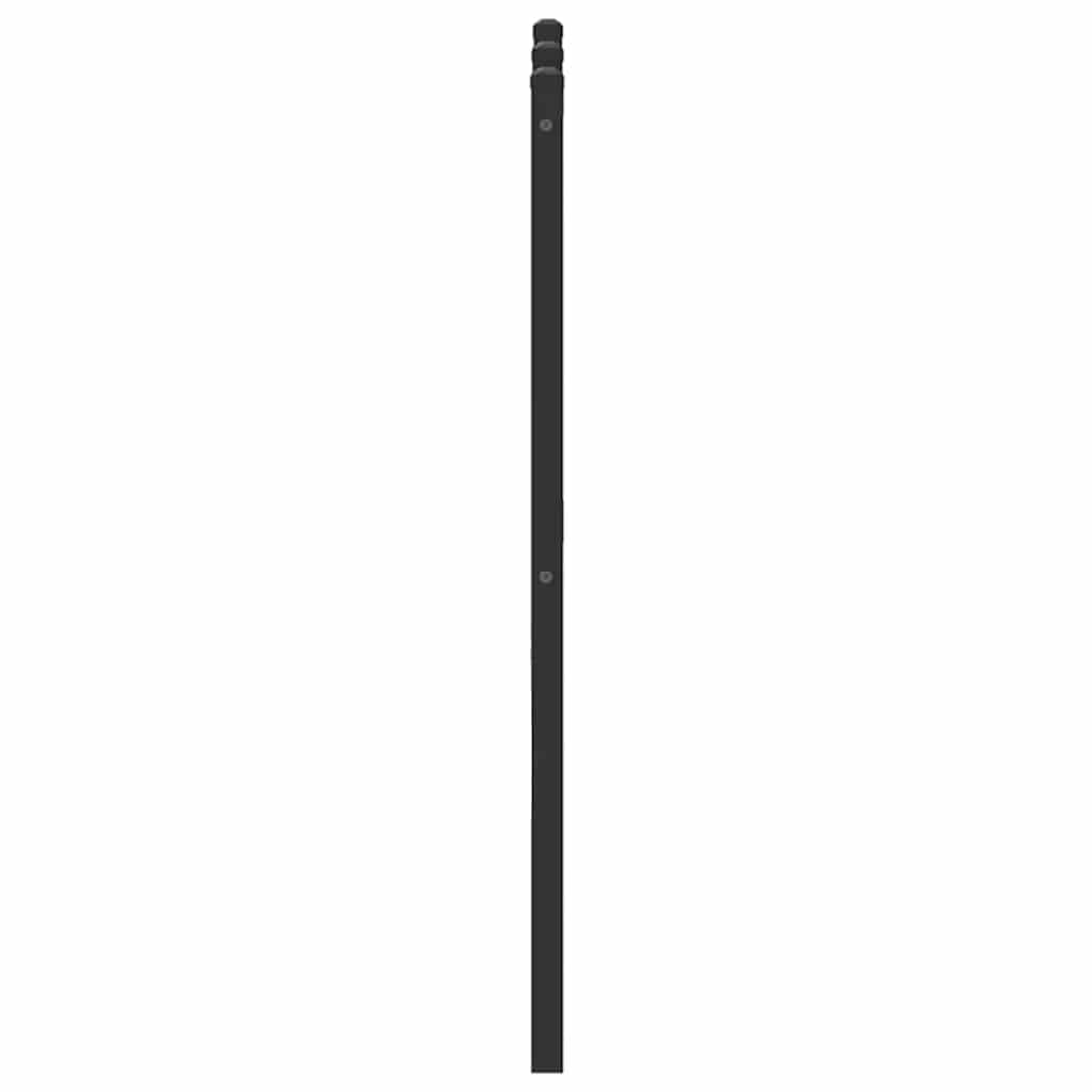 vidaXL Tăblie de pat, stejar maro, 150 cm, lemn prelucrat și oțel