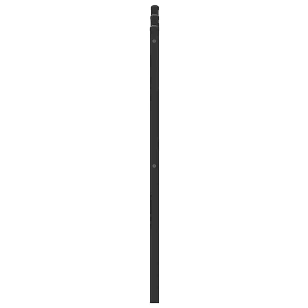 vidaXL Tăblie de pat, stejar maro, 200 cm, lemn prelucrat și oțel