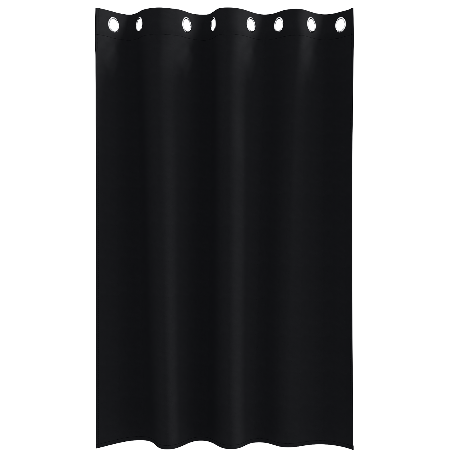 vidaXL Perdele cu perdele 2 pcs Negru 175 x 140 cm Poliester vidaXL Perdele cu perdele 2 pcs Negru 175 x 140 cm Poliester