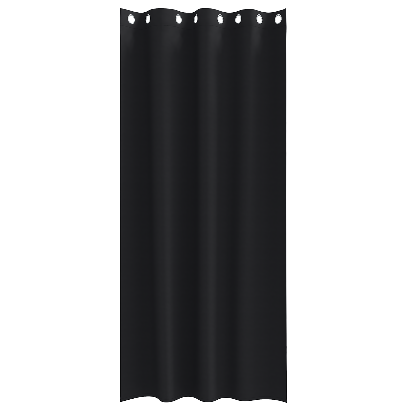 vidaXL Perdele cu perdele 2 pcs Negru 260 x 140 cm Poliester vidaXL Perdele cu perdele 2 pcs Negru 260 x 140 cm Poliester