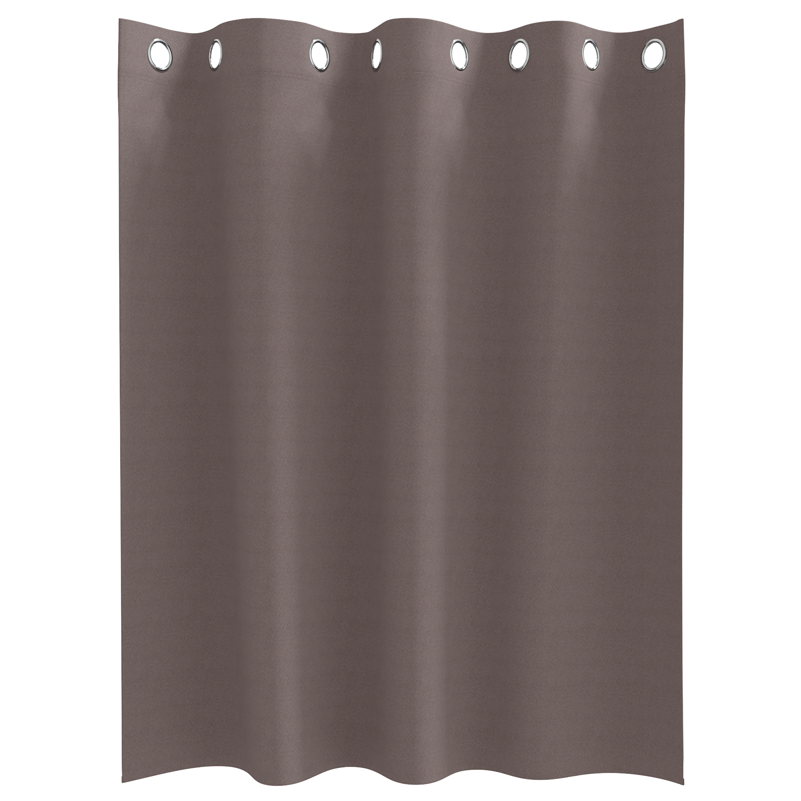 vidaXL Perdele cu perdele 2 pcs Maro închis 140 x 140 cm Poliester