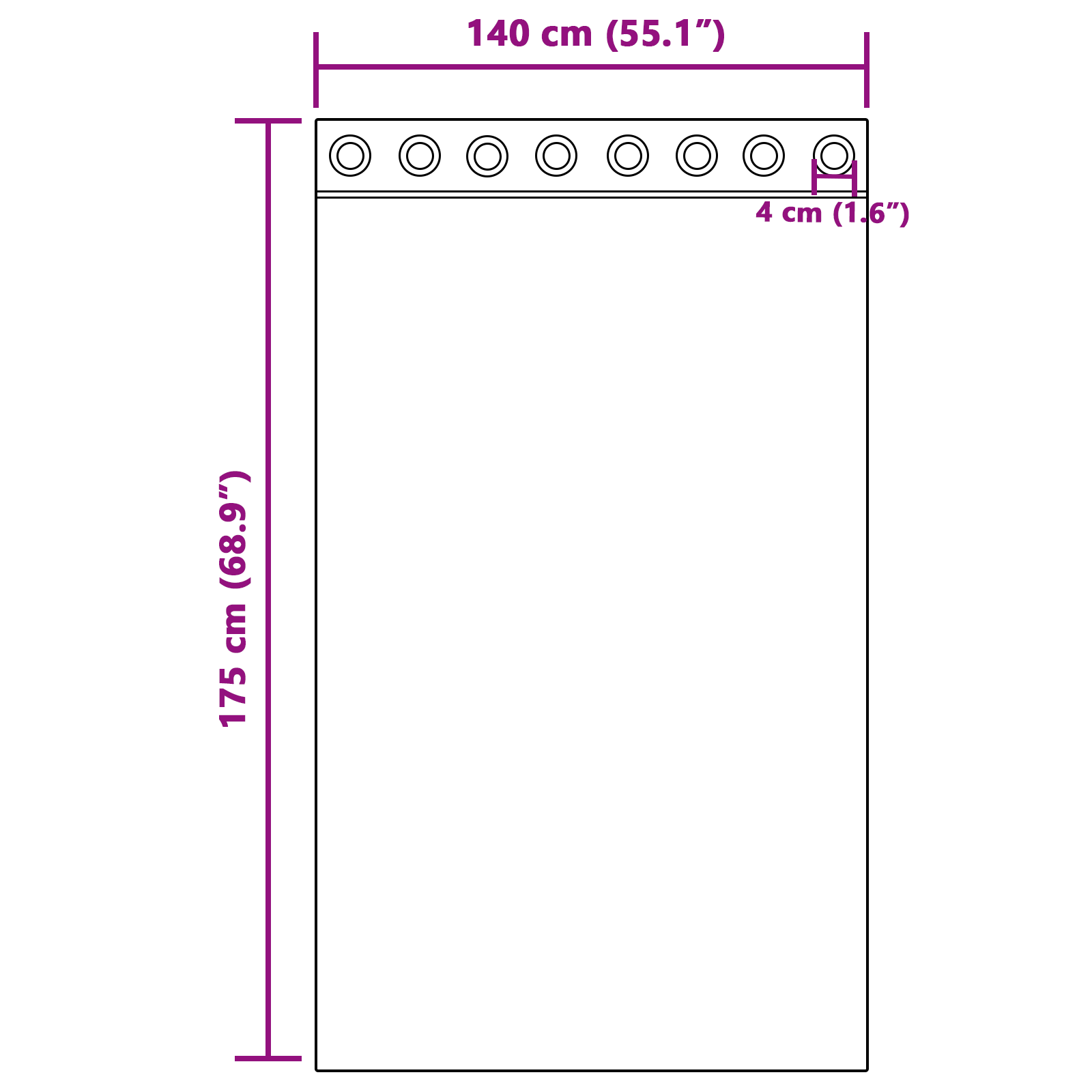 vidaXL Perdele Opaque cu Inel 2 pcs Gri Deschis 175 x 140 cm Poliester