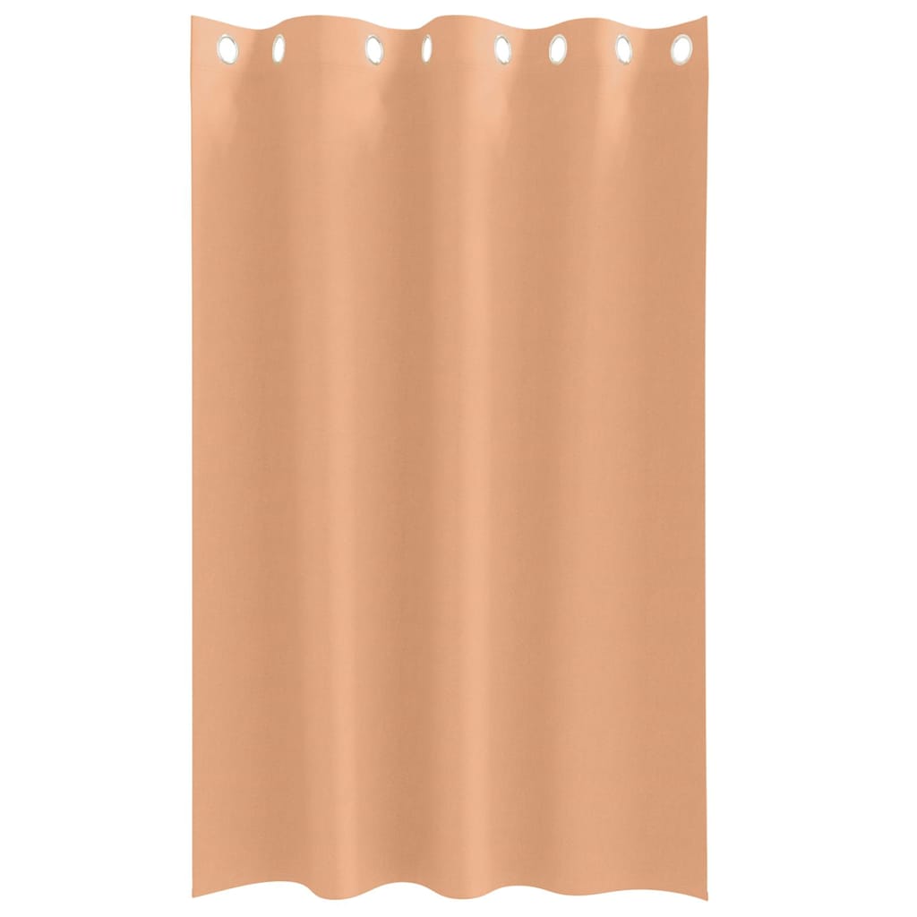 vidaXL Perdele cu perdele 2 pcs Maro deschis 175 x 140 cm Poliester vidaXL Perdele cu perdele 2 pcs Maro deschis 175 x 140 cm Poliester