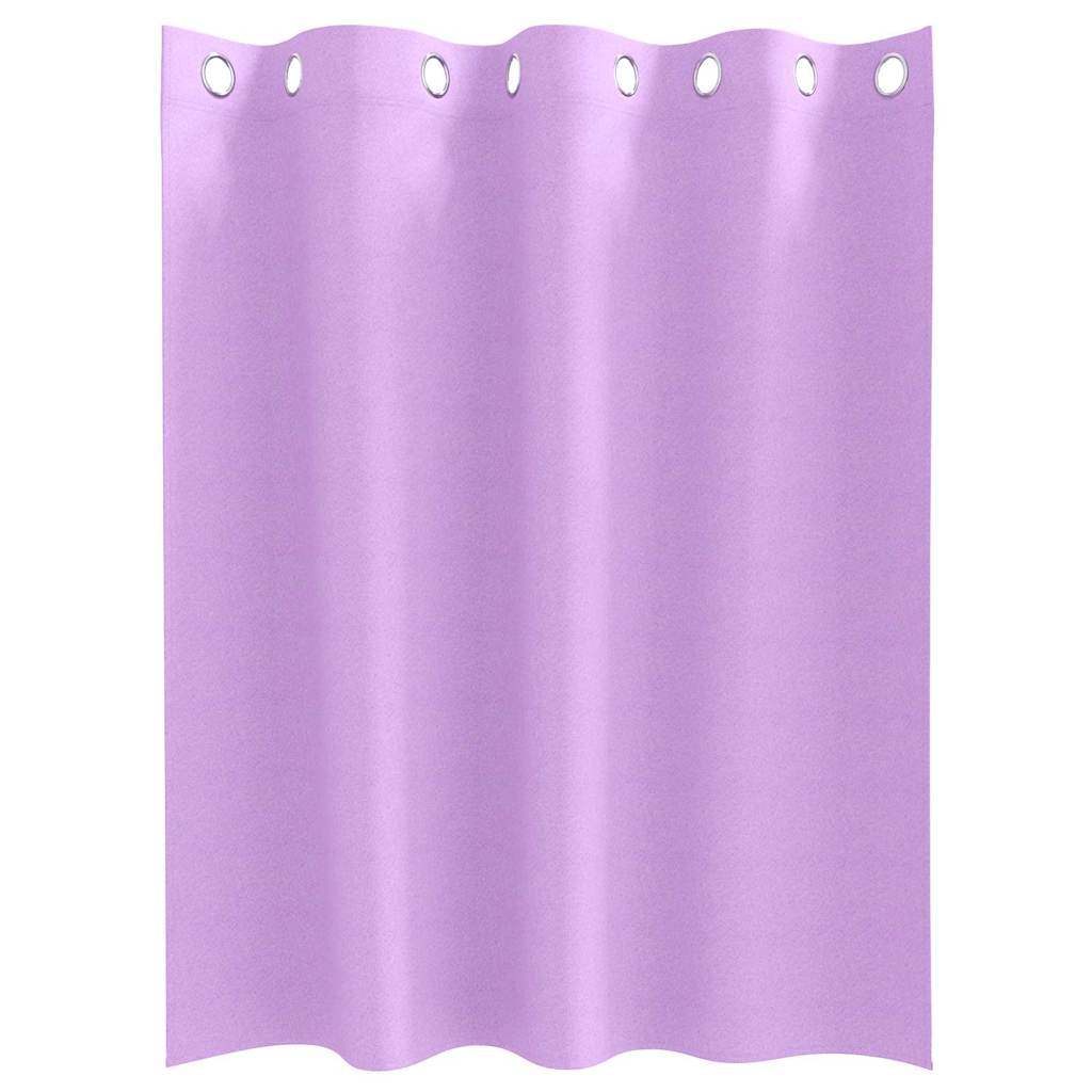 vidaXL Perdele cu perdele 2 pcs Violet 140 x 140 cm Poliester vidaXL Perdele cu perdele 2 pcs Violet 140 x 140 cm Poliester