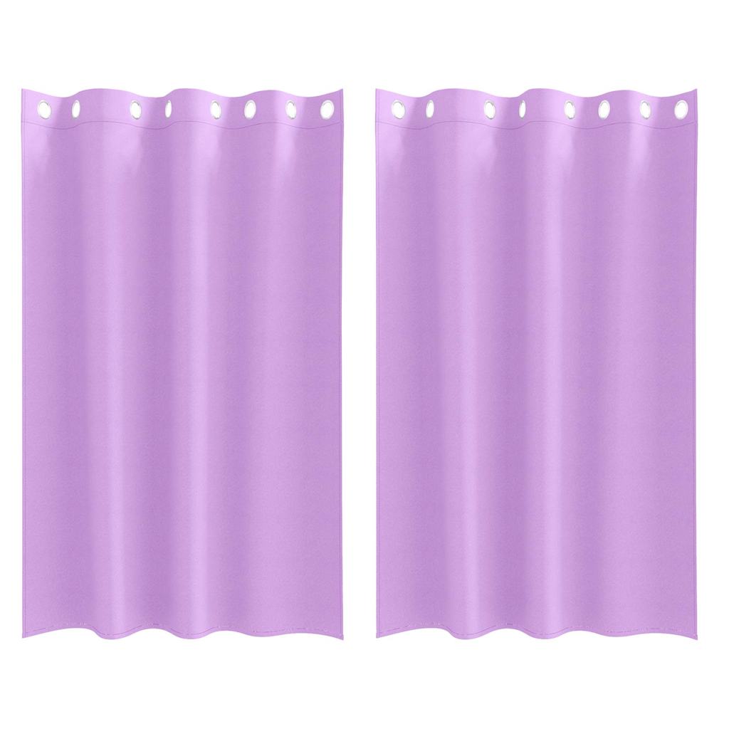 vidaXL Perdele cu perdele 2 pcs Violet 175 x 140 cm Poliester vidaXL Perdele cu perdele 2 pcs Violet 175 x 140 cm Poliester